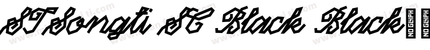 STSongti SC Black Black字体转换
